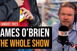 An epidemic of shoplifting | James O'Brien - The Whole Show