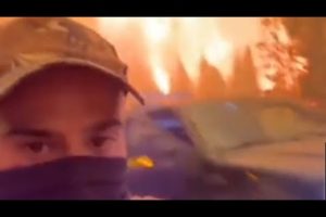 Arsonist Caught On Camera - BC Forest Fires