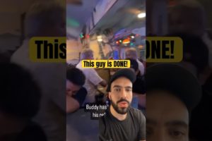 Drunk Guy Fights Himself🥴 #shortvideo #shorts