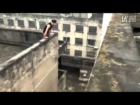 Epic Fail: That's why you never parkour in China