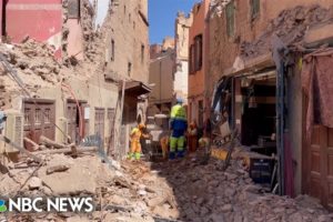 Footage shows buildings in ruins after Morocco earthquake