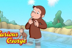 George rescues a little fish 🐵 Curious George 🐵 Kids Cartoon 🐵 Kids Movies