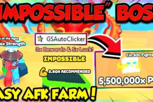 HOW TO AFK FARM "IMPOSSIBLE" KRAKEN BOSS in Arm Wrestling Simulator!! (Roblox)