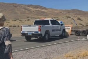 How Nevada Police 'dealt with' climate protesters blocking road to Burning Man Festival