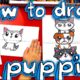 How To Draw A Puppy Stack (Folding Surprise)