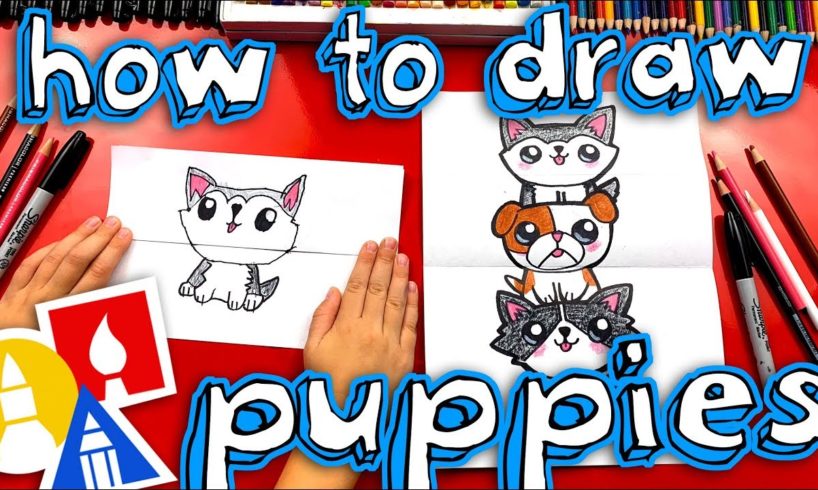 How To Draw A Puppy Stack (Folding Surprise)