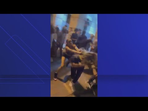 Huge fight after high school football game in Maryland goes viral