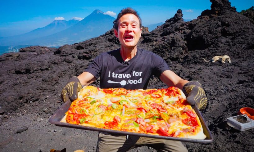 I Ate the World’s Only Volcano Pizza!! 🍕