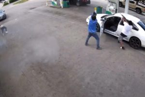 Man Runs for His Life After Gunshots Fired at Gas Station