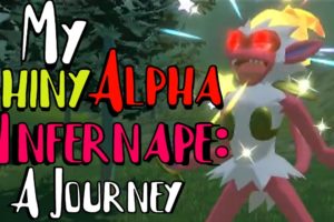 My Shiny ALPHA Infernape: A Journey | Pokemon Legends Arceus Shiny Pokemon Reaction Compilation