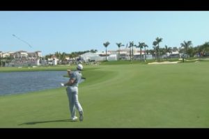 Rory McIlroy’s approach into water and club toss at the Cadillac Championship