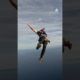 Skydiver Performs Flips After Jumping From Helicopter | People Are Awesome #shorts