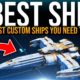 Starfield Top 5  - THESE SHIP BUILDS ARE UNBELIEVABLE - Starfield CUSTOM SHIP DESIGNS