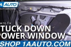 Car Window Stuck Down - How to Fix Power Window