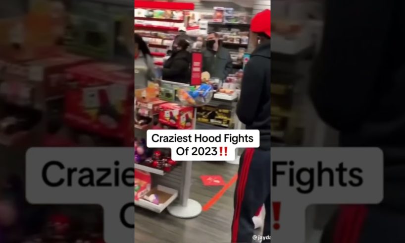 Craziest Hood Fights Of 2023😳😳pt.1 #fight #crazy #shorts