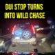 DUI Traffic Stop Escalates into Wild Police Pursuit