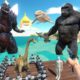 FPS Avatar Rescues Brachiosaurus & Hunting King Kong,Godzilla,Bloop - Animal Revolt Battle Simulator