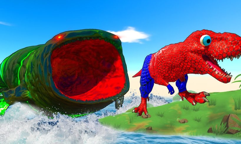 FPS Avatar in Jurassic Park Rescues Dinosaur and Fights Bloop - Animal Revolt Battle Simulator