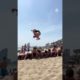 Guy Executes Side Flip Over Multiple People at Beach | People Are Awesome