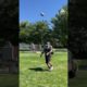 Guy Kicks Rugby Ball and Puts it Inside His Backpack