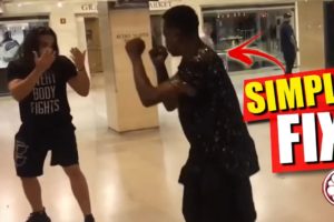 How to Fight TALL GUYS that LEAN BACK in STREET FIGHTS