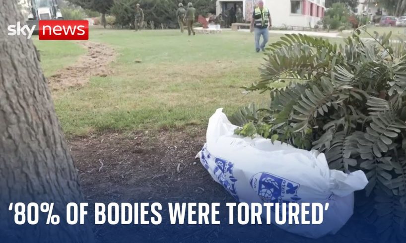 Israel-Hamas war: '80% of bodies' found, including children, were tortured