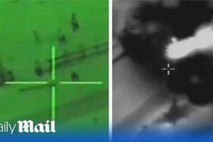 Israeli Apache helicopter wipes out Hamas terrorists in Gaza
