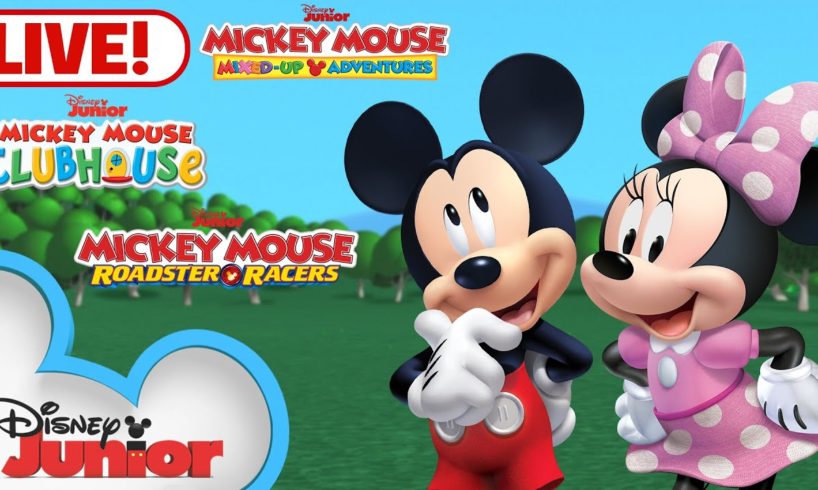 🔴 LIVE! Mickey Mouse Clubhouse + Roadster Racers + Mixed-Up Adventures Full Episodes@disneyjunior