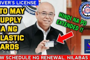 LTO may Plastic Cards na para sa Driver's License