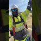 Lineman Drops Pole And It Lands Vertical | People Are Awesome #shorts