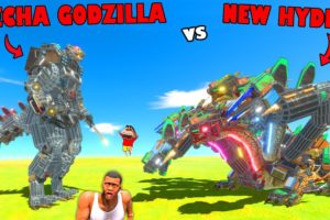 NEW UNDEFEATED HYDRA vs MECHA GODZILLA in Animal Revolt Battle Simulator with SHINCHAN CHOP