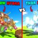 RAINBOW HYDRA vs THOR HYDRA in Animal Revolt Battle Simulator with SHINCHAN and CHOP