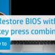 Restore the BIOS on HP Computers with a Key Press Combination | HP Computers | HP Support