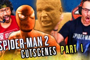SPIDER-MAN 2 PS5 CUTSCENES Game Movie REACTION!! Part 1