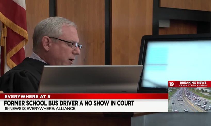 Stark County school bus driver involved in crash fails to show up for court hearing