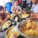 Sundarbon Ilish Festival | People Enjoying Boat Lunch | Rice | Lobster | Hilsa Fish Vapa | Nice