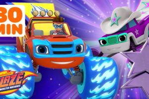 Superhero Blaze Rescues & Missions! w/ Starla! ⭐️ | 30 Minutes | Blaze and the Monster Machines