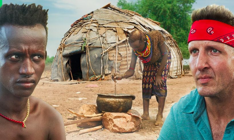 Surviving 24 Hours with Africa's Toughest Tribe!!