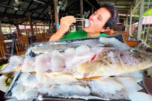 Thailands Freshest Seafood!! 🐠 CORAL GROUPER Cooked in 3 Dishes - Island Thai Food!!