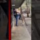 Tourist fights off feisty kangaroo in Australia. #Shorts #Australia #Kangaroo #AnimalPark #BBCNews