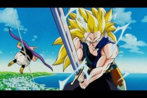 Trunks futuro se transforma en SSJ3 para derrotar a Majin Buu. Dragon Ball Z (EDIT)