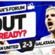 UNITED HEADING FOR EUROPA! Man United 2-3 Galatasaray | LIVE Fan Forum!