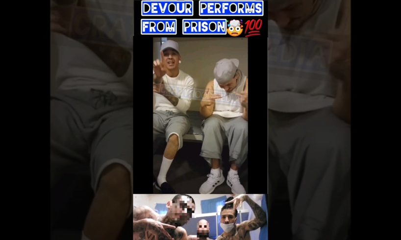 VIRAL RAPPER DEVOUR PERORMS BOUT ME IN PRISON🤯SERVING TIME FOR MURD3R @devourupp  #devour #chicano