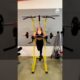 Woman Does Barbell Curls While Hanging By Teeth | People Are Awesome #shorts