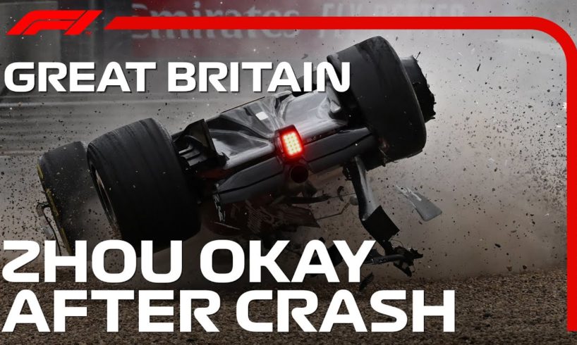 Zhou Okay After Heavy Silverstone Crash  | 2022 British Grand Prix