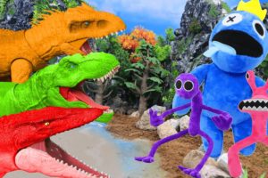 FPS Avatar Jurassic Park Rescues Rainbow Friends and Fights Dinosaurs-Animal Revolt Battle Simulator