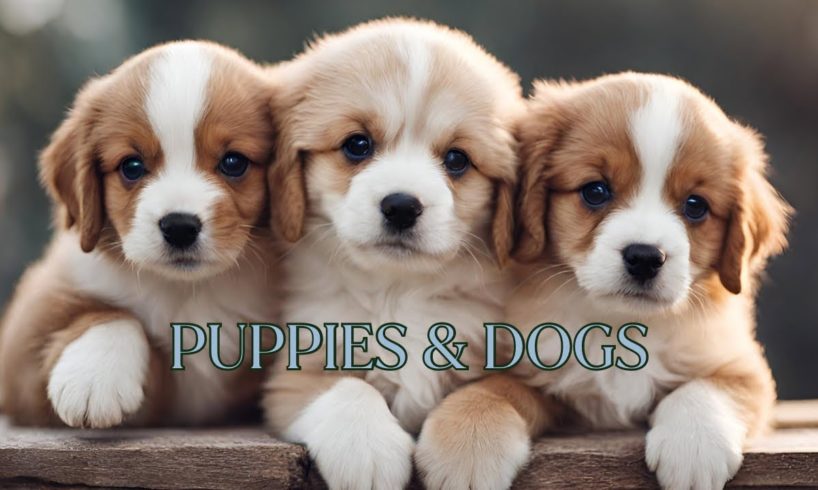 CUTEST PUPPIES & DOGGOS | 4 Hours | Relaxing Ambiance Music