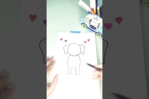 Cutest puppy everrr | PUPPY Drawing | #drawing #video #tutorial #shorts #shortsfeed