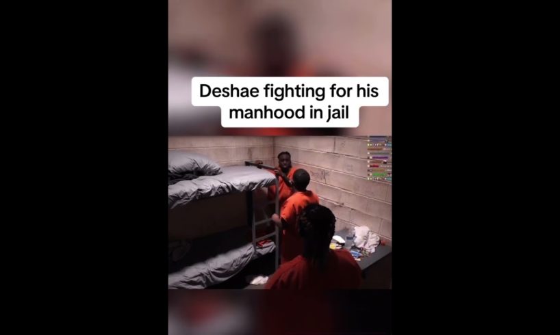 Deshae fights for his man hood in jail 😂 #deshaefrost #kai #clips