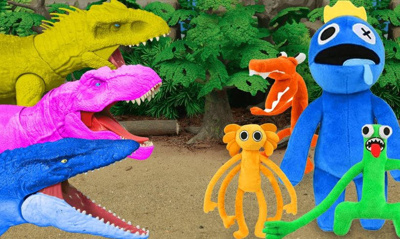 FPS Avatar Jurassic Park Rescues Rainbow Friends and Fights Dinosaurs-Animal Revolt Battle Simulator